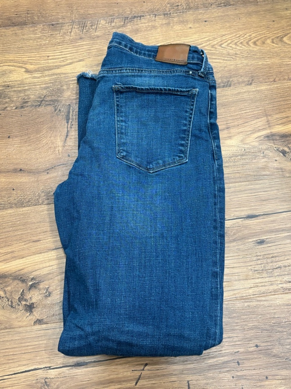 Lucky Brand Women’s Brooke Straight Jeans - Dark Blue Denim